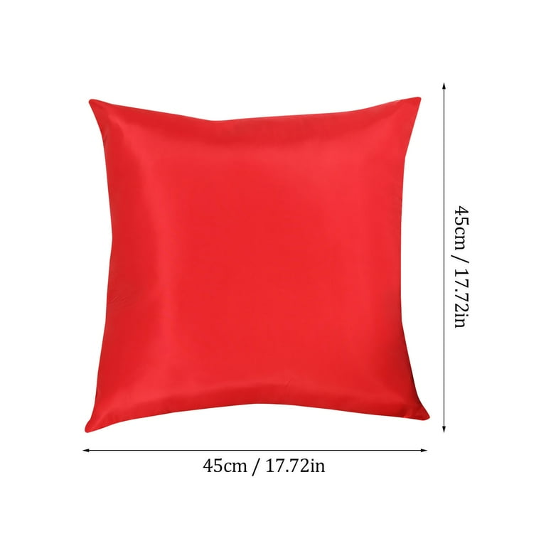 wofedyo throw pillow covers outdoor waterproof throw pillow covers durable vibrants decorative outdoor pillows cushion case pillow shell for patio couch silk pillowcase home decor Red 15 15 5 Walmart....