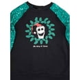 thumbnail image 2 of Disney Womens Junior Jack Skellington Sequin Long Sleeve Sweatshirt Top XXL, 2 of 2
