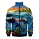 thumbnail image 2 of Chaqueta con estampado 3D de delfines, bonita chaqueta con gráficos de organismos marinos para hombres y niños, ropa divertida de moda, chaqueta de invierno, tops para mujer, 2 of 5