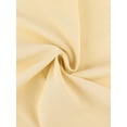 thumbnail image 4 of Allegra K Vestido Camisero De Manga Corta Con Botones En La Parte Delantera Para Mujer Con Cinturón Amarillo L, 4 of 6