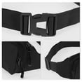 thumbnail image 3 of Unique Bargains 1 Pc Breathable Running Belt Double Layer Sports Waist Bag for Sports Phone Keys Black, 3 of 6