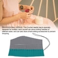 thumbnail image 3 of Rolling Crochet Hook Organizer Case Portable Oxford Cloth Storage Bag for Knitting  with Buckle Closure Convenient to Use, 3 of 8