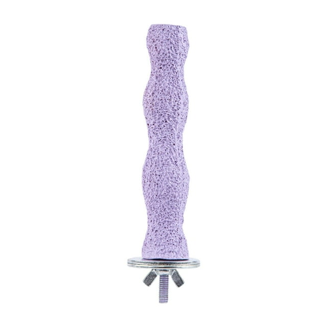 Soporte para percha de loro, palitos para afilar las patas, fácil de instalar, soporte para trepar loros. Rosa