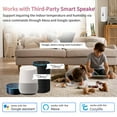 thumbnail image 3 of Fawoonu Smart Temperature and Humidity Monitor with High/Low Alerts, Voice Control, Remote App, Alexa & Google Assistant Compatibility, 3 of 5