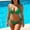 Green, variant on Thong Bikini Swimsuit for Women Brazilian String Bikinis Thongs Bottom Triangle Top Bathing Suits Sunbathing Swimsuits 2026
