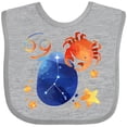 thumbnail image 3 of Inktastic Cancer Crab Constellation Zodiac Sign Illustration Boys or Girls Baby Bib, 3 of 4