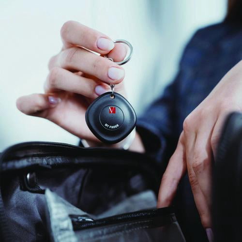My Finder Bluetooth Tracker for Apple iOS, Black | Bundle of 2