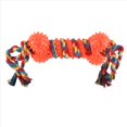 thumbnail image 4 of Cuerda Juguete para Mascotas Resistente Mordeduras Juguete Interactivo Anudado para Morder Perros para Masticar Suministros para Mascotas Accesorios para Mascotas Color Aleatorio, 4 of 8