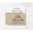 thumbnail image 4 of Inkdotpot 30Deer Jungle Animals Baby Shower Rustic Book Request Cards Bring A Book Instead Of A Card Baby Shower Invitations Inserts Games, 4 of 6