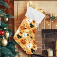 thumbnail image 5 of Coolnut Halloween Pumpkins Christmas Stockings Black Cat Christmas Presonalized Large Stocking Sock, Set of 1 Xmas Party Winter Decor Candy Bag Family Holiday Gift, 17.7 Inch, 5 of 7
