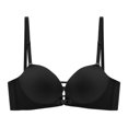 thumbnail image 4 of Lumistal Bras for Women No Underwire Contrast Color Thin Strap Bra Front Cup Everyday T Shirt Bra Comfortable No Underwire Wireless Bra Bras for Women XL, 4 of 7