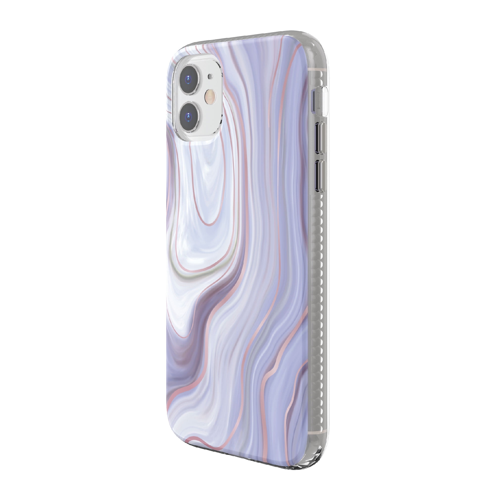 onn. Purple Marble Phone Case for iPhone 11 / iPhone XR