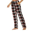 thumbnail image 6 of LYXSSBYX Pajamas Pants for Women Womens Casual Comfortable Plaid Prints Pajamas Wide Leg Pants Long Yoga Pants, 6 of 8