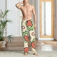 thumbnail image 2 of Honiee Frog Hold Strawberry for men - a sleek fusion of Straight Pajama Pants, versatile Lounge Pants, and cozy Sleepwear, all rolled into one-Medium, 2 of 6
