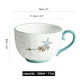 thumbnail image 3 of Qeeadeea Soup Cups With Handles, Ceramic Bouillon Cups, Microwave Soup Bowl, Soup Mug, Breakfast Bowl-D-15x11.8x8cm, 500ml, 3 of 7
