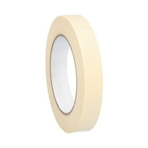 PSBM Masking Tape, 1.5" x 60 Yards, 24 Rolls, 5.2 Mil, Ivory, Easy Tear for Painting, DIY, Crafts, Labeling, Home