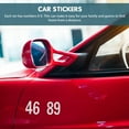 thumbnail image 3 of OULII 4Pack Rectangular Number Stickers for House Emergency Alert Outdoor Use, 3 of 7