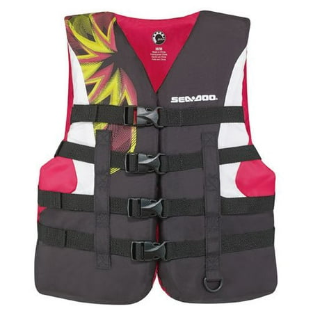 Nylon Spandex Vest - BRP Sea-Doo Women's 2015 Nylon Motion PFD Life Vest Jacket