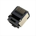 thumbnail image 2 of 10 Conectores RJ45 Especiales 8P8C, Conector Modular de Cuerpo Corto Macho con Carcasa Blindada para Cable de Red, 2 of 5