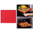 thumbnail image 3 of mmirethe Plaque de Cuisson en Silicone Durable pour Gâteau Antiadhésif Cuisson Résistant à la Chaleur Rouge 26x31cm 1Set, 3 of 6