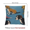 thumbnail image 4 of nygtbtfer Dog Beagle Stands Red Isolated Dog Pillow Covers Pillowcases Home Decor Bed Couch Sofa Office Living Room Cushion for Dog Lovers Gifts White, 4 of 7