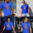 thumbnail image 3 of Greenyef Graphics I Paused My Game to Be Here Gamer Gift Funny Tee Men's T-Shirt Style-27 (Royal Blue & Orange, Small), 3 of 6