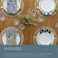 thumbnail image 6 of Elrene Home Fashions Everyday Casual Prints Assorted Cotton Fabric Napkins, Set of 24, 17" x 17", Black 24 Pieces, 6 of 8