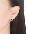 thumbnail image 3 of Pendientes colgantes de estrella, sencillos, combinables, con baño de plata, decorativos y exagerados para mujer, 3 of 7