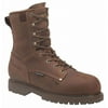 Carolina Shoe 8" Work Boot,9-1/2,EEE,Brown,Plain,PR CA9028