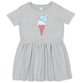 thumbnail image 3 of Inktastic Valentine's Day Ice Cream Cone Girls Toddler Dress, 3 of 5