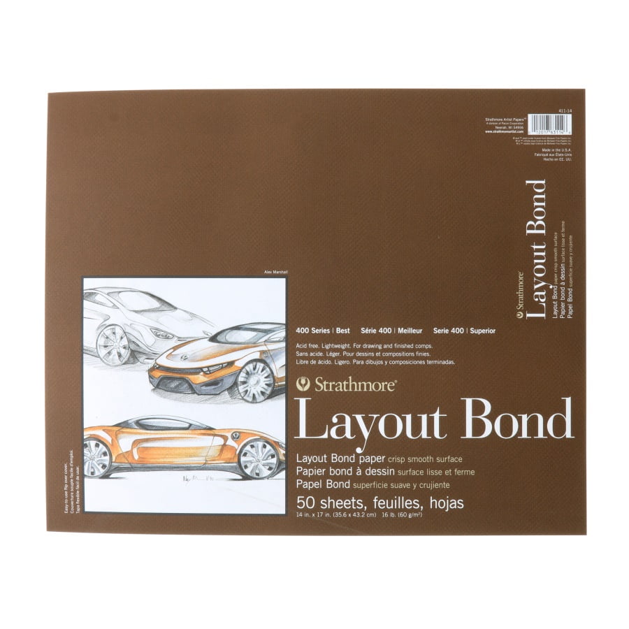 Strathmore Layout Paper Pad, 400 Series, 14