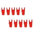thumbnail image 3 of jinwen 10 Pcs Accessoire en Plastique avec Clous pour Sports de Plein Air Tir Rouge, 3 of 6