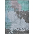 thumbnail image 2 of Addison Rugs Chantille Indoor/Outdoor Transitional Abstract Teal Machine Washable Rectangle Rug, 8' x 10', 2 of 8
