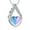 Rainbow, variant on Stainless Steel Teardrop Cremation Urn Pendent for Ashes and Chain Heart Ash Holder Necklace for Cremation Ashes Keepsake Memorial Jewelry