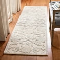 thumbnail image 2 of SAFAVIEH Glamour Catrine Floral Wool Area Rug, Ivory/Grey, 9' x 12', 2 of 9