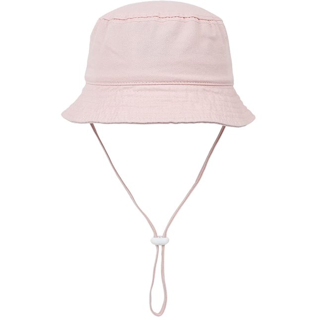 LinYooLi Chapeau Seau pour Garçon Été Protection UV Chapeau de Pêcheur Unisexe Chapeau de Bassin en Coton Chaîne Réglable pour Filles