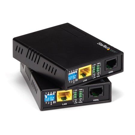 UPC: 0065030832618 | StarTech.com 10/100 Mbps VDSL2 Ethernet Extender Over RJ11 Phone Line Kit – 1km Network Extender – Long Range VDSL Ethernet Extender Over Copper