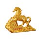thumbnail image 1 of Estatua de caballo Feng Shui, regalo de cumpleaños chino, adornos modernos, figura de caballo para estantería, escritorio, mesa, decoración de sala de Oro, 1 of 8