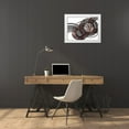 thumbnail image 3 of Burkhart, Monika 32x25 White Modern Wood Framed Museum Art Print Titled - Intertwined VIII, 3 of 4