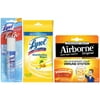 Lysol and Airborne On the Go Bundle 1 ea (Pack of 3)