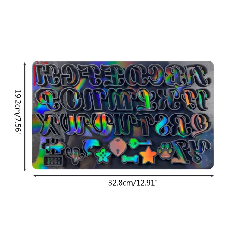 Alphabet Silicone Resin Mold Letter Sign Resin Molds for DIY Jewelry Making