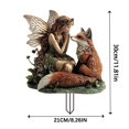 thumbnail image 3 of Outdoor Decoration Acrylic Fairy Garden Card Slot for Pot Display with Design, 3 of 4
