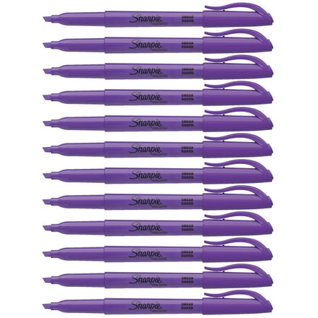 Sharpie Accent Pocket Style Highlighter, Chisel Tip, Lavender, Dozen