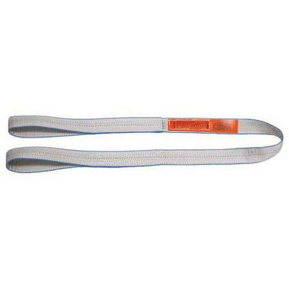 Liftall EE2801TFX9 Tuff-Edge Web Sling, Flat Eye, E and E, 2-ply, 1" x 9'