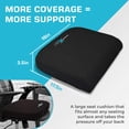 thumbnail image 2 of Cojín de asiento ergonómico de espuma viscoelástica Xtreme Comforts, 2 of 8