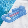 thumbnail image 4 of Cama flotante inflable reclinable de aire Azul Sunnimix, 4 of 8