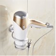 thumbnail image 4 of Hair Dryer Holder with Plug Hook,Aluminum Wall-mounted Spring Style Hair Dryer Rack Storage Blow Dryer Holder, 4 of 8