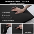 thumbnail image 3 of Riousery Sofa Cushion Support, 20" x 20" Sagging Seat Support Insert, 50D High-Density Foam, Black Curved Cushion Saver, 3 Pack, 3 of 7