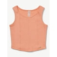 thumbnail image 4 of Justice Girls Rib Tank, Sizes XS - XLP, 4 of 6