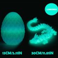 thumbnail image 2 of DYUES 3D Printed Dragon Eggs, 3D Printed Articulated Dragon with Dragon Inside Fidget Toys for Adults, Posable Flexible Crystal Dragon Toys Gifts for Autism/ADHD (Luminous), 2 of 12